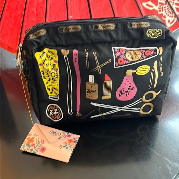 N.W.T. Rifle Paper Co. for LeSportsac
 Makeup Bag with Cosmetic Print - Picture 2 of 6